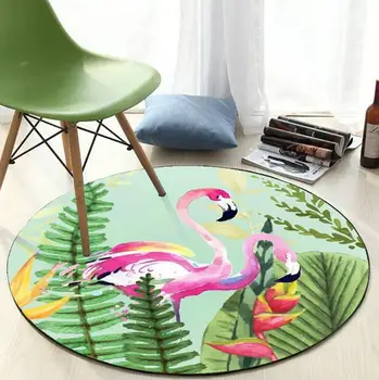 NAUJAS Flamingo Spausdinti Gėlių Turas Kilimėlių Kambarį Słomianka Animacinių filmų Kilimai Durys, Grindų Kilimėlis, Miegamajame kiliminė danga, Vaikų Kambarys