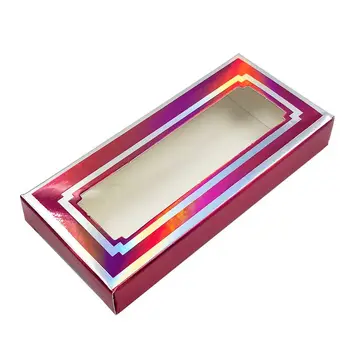 Naujas holografinis blakstienos langelį 20/50/100/200 vnt minkšto popieriaus blakstienos pakuotės 15mm-25mm netikrų blakstienų sudaro blizgučiai
