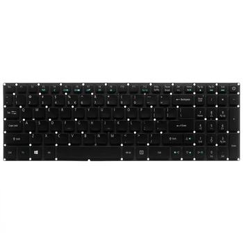 Naujas JAV klaviatūros Acer Aspire V17 VX15 VN7-593 VN7-793 VN7-793G VX5-591 MUMS nešiojamojo kompiuterio Klaviatūra juoda