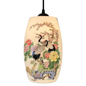 Naujas Kinijos Pakabukas lempa, Virtuvė, Valgomasis, Gyvenamasis Kambarys Pakabos šviestuvas Kabo Keramikos Miegamojo Šviestuvai Šviestuvai