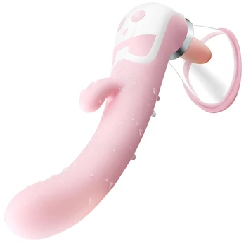 Naujas Klitorio Stimuliatorius Liežuvis Vibruoja Čiulpti Vibratorius Blowjob Čiulpti Spenelį Dildo Sekso Žaislai Moterims, Burnos Makšties Lyžis
