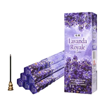 Naujas Levandų originalus indija smilkalų lazdelės 9 kvapas importuojamų gamtinių gėlių stick smilkalai 18pcs/box Budistų prekes