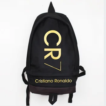 Naujas Mados žvaigždė Cristiano Ronaldo Drobės Kuprinė Vyrai Moterys Didelės Talpos Kompiuterio Kuprinė SP7 Kelionių Kuprinė Berniukas Mergaitė Mokyklos Maišą
