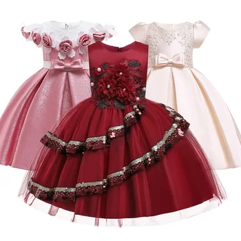Naujas Mergaitės baby girl princesė šalies Vasarą mergaičių drabužių Medvilnės pamušalas, vaikų Drabužiai Didelis Bowknot Spausdinimo suknelės
