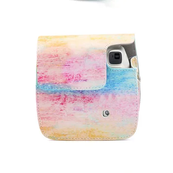Naujas Mini Kino Momentinių Fotoaparato Krepšys Polaroid Instax Mini 9 8 8 Atveju PU Odos dangą su Peties Dirželis