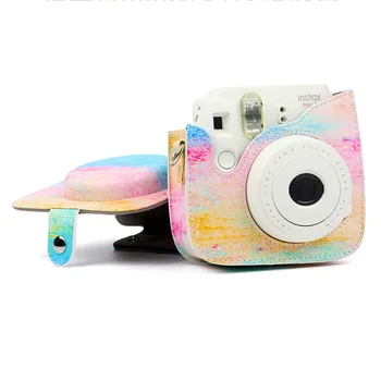 Naujas Mini Kino Momentinių Fotoaparato Krepšys Polaroid Instax Mini 9 8 8 Atveju PU Odos dangą su Peties Dirželis