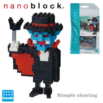 Naujas Nanoblock Kawada Vampyras NBC-315 Mikro Blokai 200 Vienetų Kūrybos Architektūra