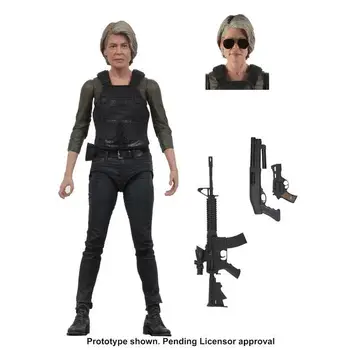 Naujas NECA Terminatoriaus T-800 Tamsiai Likimą Sarah Connor Veiksmų Skaičius, Kolekcines, Modelis Žaislą Dovanų 18cm