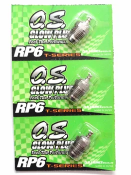 NAUJAS O. S. os Glow Plug OS RP6 Turbo Vidutinio On-Road Nitro Glow Plug - 1Pack 71642060 Variklio PartsRC Automobilių 1pc
