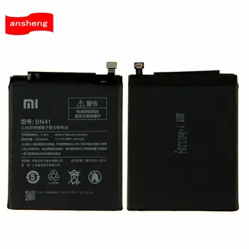 NAUJAS Originalus 4000mAh BN41 baterija Xiaomi Redmi Hongmi 4 Pastaba / Note 4X MTK Gel X20 Išmanųjį telefoną