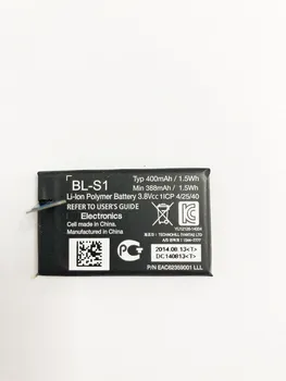Naujas originalus 400mAh smart watch baterija BL-S1 už LG W100 W100KT