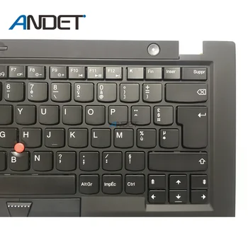 Naujas Originalus Apšvietimo Klaviatūra Palmrest Lenovo ThinkPad X1 Carbon 34XX Gen 1 Viršutinis Viršų Padengti 00HT009 00HT011 00HT064