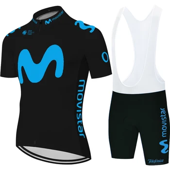Naujas pjovimas Lazeriu team movistar ropa ciclista hombre 2020 20D gelio vasaros quick dry dviračiu dėvėti vyrams traje de ciclismo hombre