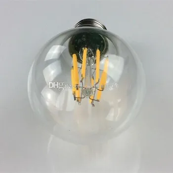 Naujas Pritemdomi Edison COB Pasaulyje Kaitinimo Lemputė E27 LED E26 110-240V 4W 6W 8W LED Lemputė Lempos VS 60W 80W 100W Kaitrines Lemputes