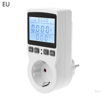 Naujas Skaitmeninis Galios Matuoklis Lizdas ES/JAV/UK Plug Energijos Skaitiklis Srovė Vatų Elektros Sąnaudų Matavimo Stebėti Galios Analizatorius