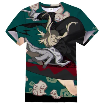Naujas Soul Eater 3D Print T-shirt Anime Modelis Cosplay Streetwear Vyrų, Moterų Sporto Atsitiktinis O-Kaklo Marškinėlius Hip-Hop Marškinėliai Topai Unisex