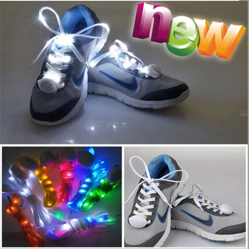 Naujas Sporto LED Batų Raišteliai Mados Klubas, Diskoteka, Šokių Grupė Veikia Šviesa Švyti Spalvotų Vyrų batų raišteliai Šviečiantys Batų Sekas