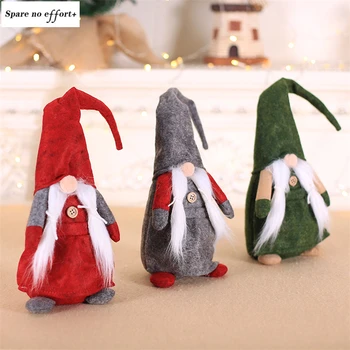 Naujas stilius švedijos Kalėdų tomte/nisse Santa Claus Apdailos Pliušinis Kalėdos Juokinga Gnome Pliušas-Kalėdų Dovana Vaikams