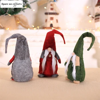 Naujas stilius švedijos Kalėdų tomte/nisse Santa Claus Apdailos Pliušinis Kalėdos Juokinga Gnome Pliušas-Kalėdų Dovana Vaikams