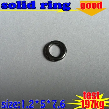 NAUJAS suvilioti priedai kietas žiedų dydis:wire1.2mm outder diameter7.6mm 100vnt/daug