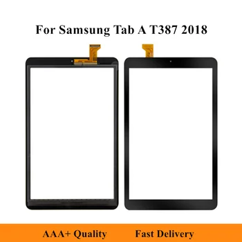 Naujas T387 Touchscreen Samsung Galaxy Tab 8.0 2018 SM-T387V T387A T387T Jutiklinio Ekrano Skydelis skaitmeninis keitiklis Jutiklis LCD priekinis Stiklas
