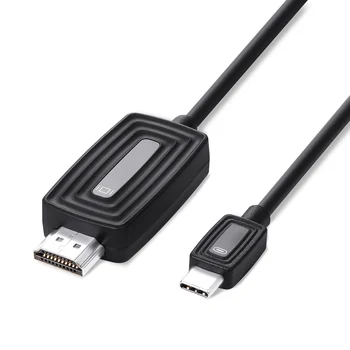 Naujas USB C iki HDMI Kabelis su HDCP 
