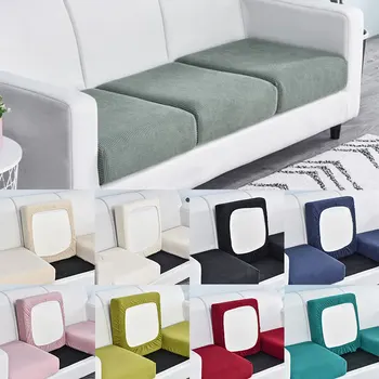 Naujas vientisos spalvos sofa cover ruožas sėdynės sofos apima Sofa cover Loveseat Funiture visi deformuoti Rankšluostį užvalkalai