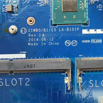 NAUJAS ZIWB0/B1/E0 LA-B101P plokštė lenovo B50-30 nešiojamas Plokštė N2940 N3060 CPU ( GT820M 1GB vaizdo korta ) patikrinta