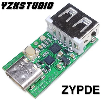 Naujas ZYPDE USB-C PD2.0 3.0-DC Apgaulės Greitai Įkrauti Sukelti Apklausos Detektorius Notebook Maitinimo Tipo C
