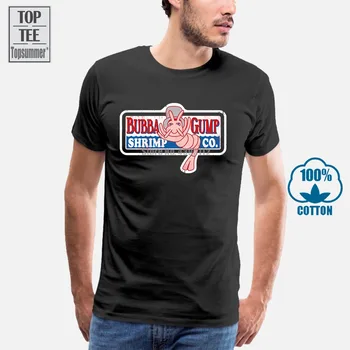 Naujausias 2019 Vyrų T Shirt Mens Mados Marškinėliai Bubba Gump 8Ball Originalus Tees