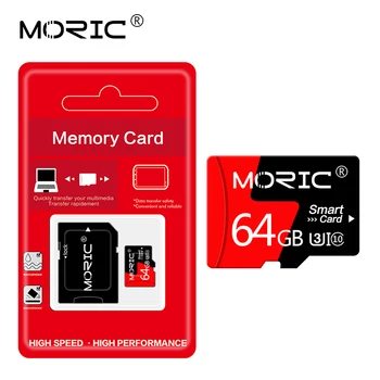 Naujausias Micro SD 128 gb 256 GB 64GB su Free adapteris 16gb 32gb Didelės Spartos Class10 mini TF atminties kortelę Smartfon/Tabletė/VNT