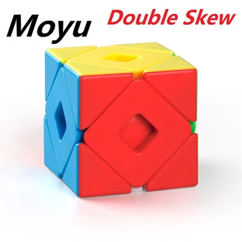 Naujausias MoYu meilong dvigubai skewcubo 3x3 magijos kubo galvosūkį Twsit profesinės greitis cubuo magico švietimo žaislai studentams