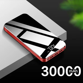 Naujausias už Xiaomi Galia Banko 30000mAh USB Greito Įkrovimo Nešiojamų Powerbank 30000 Išorės Baterija Greitai Įkrauti Poverbank