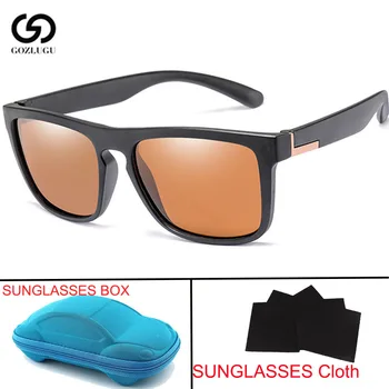 Nauji Karšto Pardavimo TR90 Poliarizuoti Akiniai nuo saulės su Byla Moterų Aikštėje Vairavimo Saulės akiniai Vyrams UV400 Naktinio Matymo Gafas de sol 