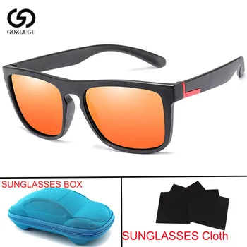 Nauji Karšto Pardavimo TR90 Poliarizuoti Akiniai nuo saulės su Byla Moterų Aikštėje Vairavimo Saulės akiniai Vyrams UV400 Naktinio Matymo Gafas de sol 