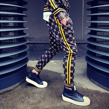Naują atsitiktinis kojų kelnės mados vyrų 2019 hip-hop vyriškos kelnės jogger streetwear laukinių kelnės prekės kelnės