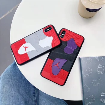 Naują atsitiktinis raudona 3D sporto vienintelis mobilaus telefono dėklas skirtas iphone xs max xr x 7 8plus prabangus dizainas silikono atveju