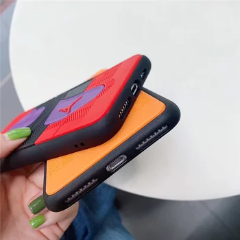 Naują atsitiktinis raudona 3D sporto vienintelis mobilaus telefono dėklas skirtas iphone xs max xr x 7 8plus prabangus dizainas silikono atveju