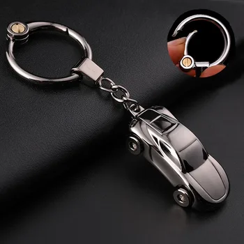 Naujų Automobilių KeyChain Automobilio Formos paketų prižiūrėtojų raktinę Su Led Šviesos Raktų Žiedas Turėtojas Key Chain paketų prižiūrėtojų raktinę Pakabukas Raktų pakabukas Automobilių Reikmenys