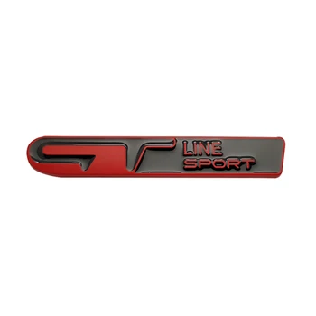 NAUJŲ Automobilių Lipdukas GT LINE SPORT 3D metalo Logotipas Ženklelis Decal Renault Megane 2 3 Duster 