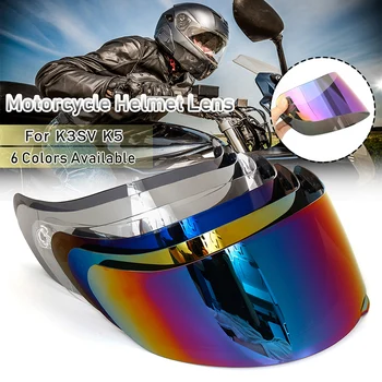 Naujų Motociklų Vėjo Skydas, Šalmas Lęšio Antveidis Visas Veidas Tinka AGV K1 K3SV K5 Moto Šalmas