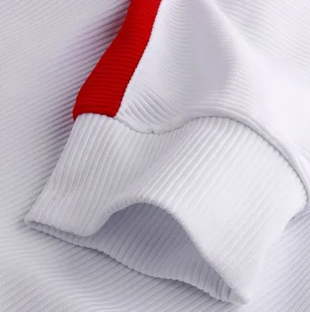 Naujų produktų 2019 vyriški laisvalaikio sporto kostiumas dryžuotų spalvų mados sportinis kostiumas