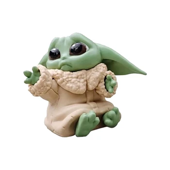 Naujų Žvaigždžių Karai Kūdikių Yoda Veiksmų Skaičius, Žaislai Mandalorian Yoda Kūdikių Anime Pav Žaislai Yoda Vaikai modelis Gimtadienio Dovana Vaikams