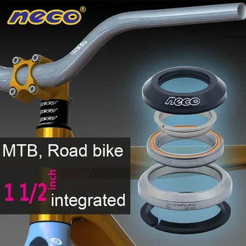 Neco guolių laisvų rankų įranga 41.8 42 52 51.8 mm integruota MTB kelių dviratį smailas tiesiai šakutės 28.6 30 39.8