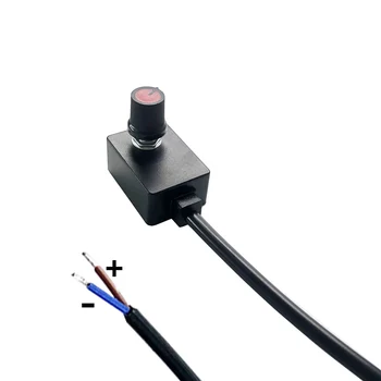Nemokamas Pristatymas 2vnt/Pak 0-10V 1-10V LED Grow Light Mini Dimeris su Switch Funkcija Pritemdomi Elektra valdoma Vairuotojo