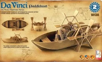 Nemokamas pristatymas Akademijos 18130 Leonardo Di Serpiero Da Vinci Mašinos Serija:Paddleboat Plastikiniai Modelis rinkinys