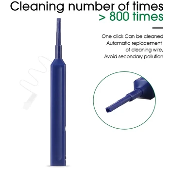 Nemokamas pristatymas One Click Cleaner priemone LC 1,25 mm Universali Jungtis Optinio Pluošto Valymo Pen