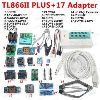 Nemokamas Pristatymas V10.27 TL866ii Plius Xgecu Pro EEPROM Bios Nand Programuotojas USB Universali Programuotojas Geriau nei TL866A TL866CS