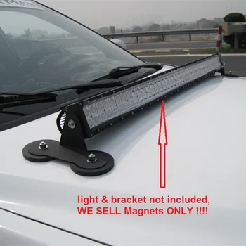 Neodimio Disko Magnetas Galingas Gumos Magnetas M6/M8 Sriegiu Automobilių šviesos laikiklis Led darbo šviesos juosta Vaizdo Kamera, išmaniuoju telefonu