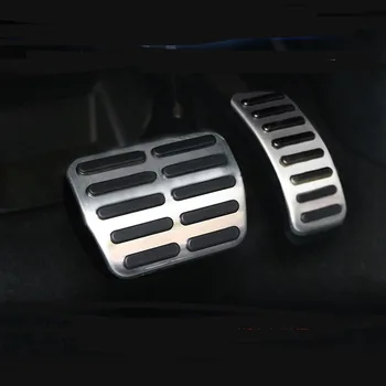 Nerūdijančio plieno Automobilis, Sankaba, Dujų Stabdžių pedalai Padengti Volkswagen VW Polo Bora Lavida Golf MK4 Santana Jetta MK4/Skoda Fabia